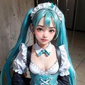 初音ミクです。011_メイド服 10枚目