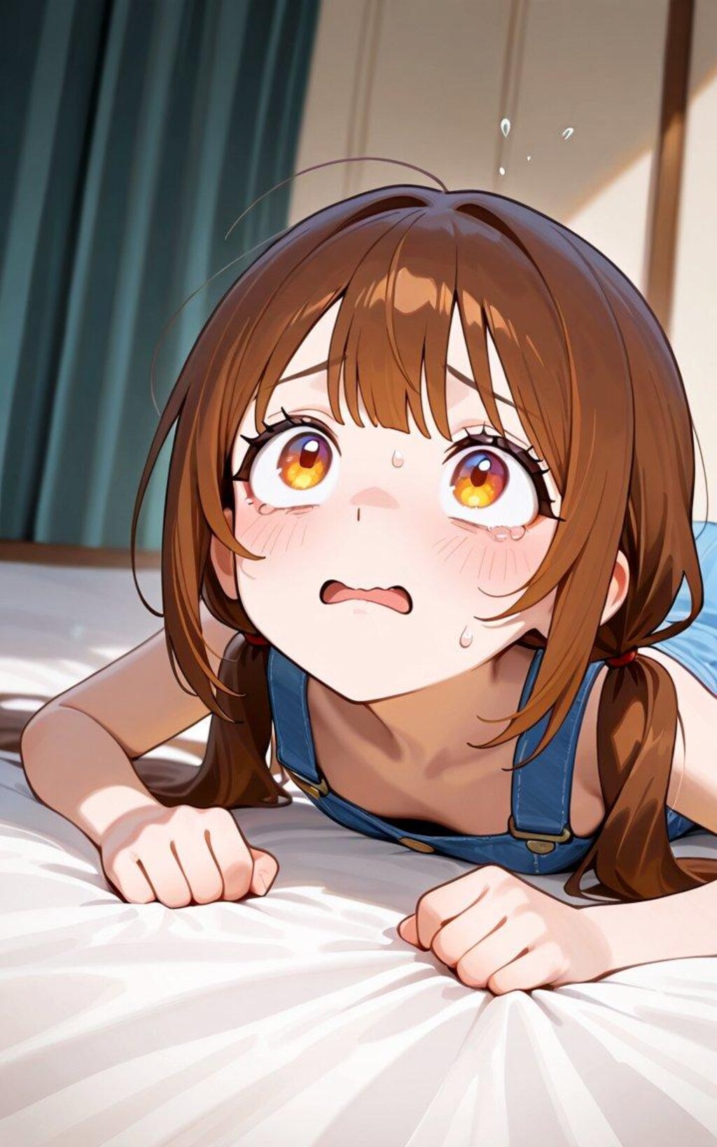 茶髪ツインテール