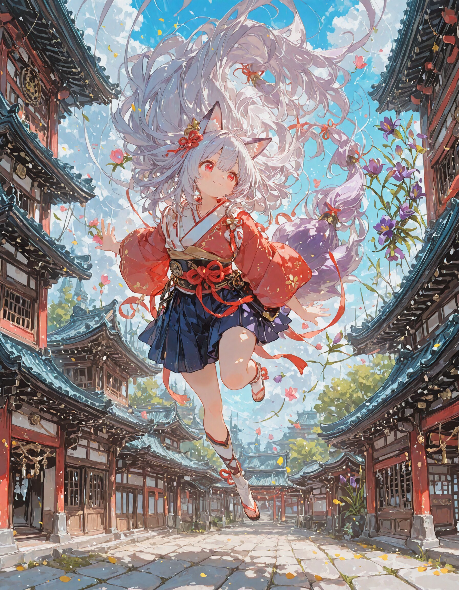 ハンフーけもみみ娘 | の人気AIイラスト・グラビア