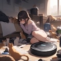 掃除中 3枚目