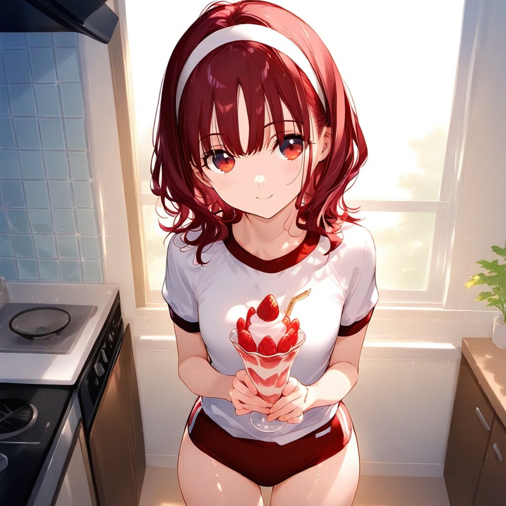 いちごパフェ、作ってみたよ！