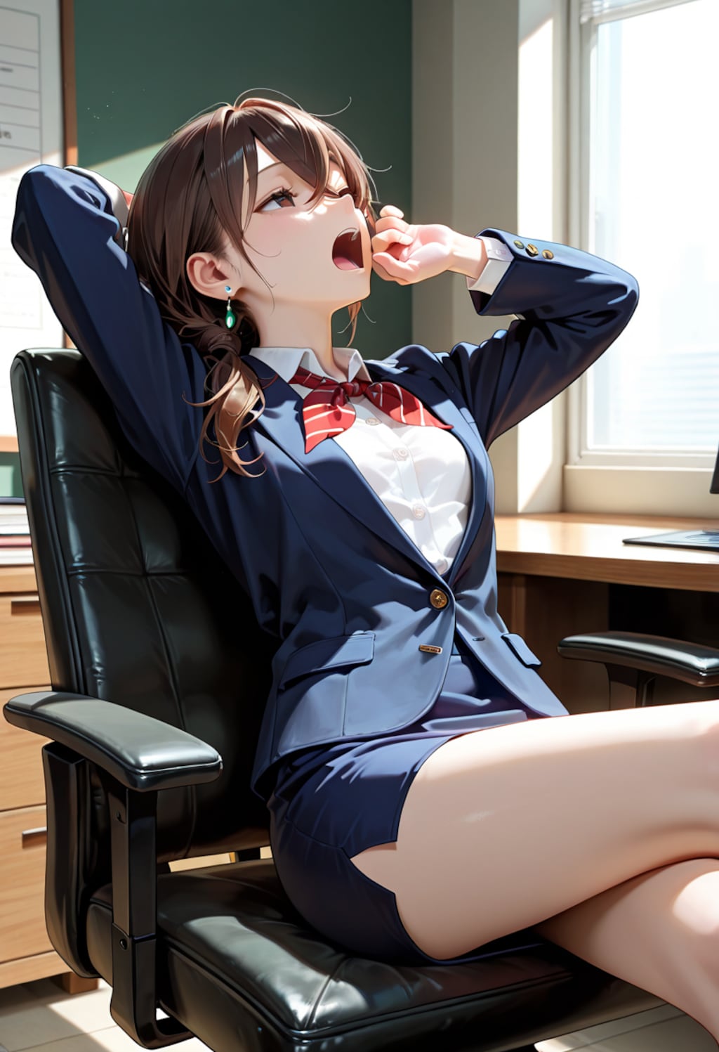 歩美 first day at work (9)