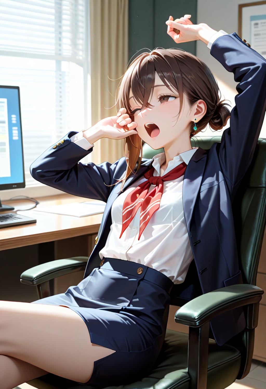 歩美 first day at work (9)