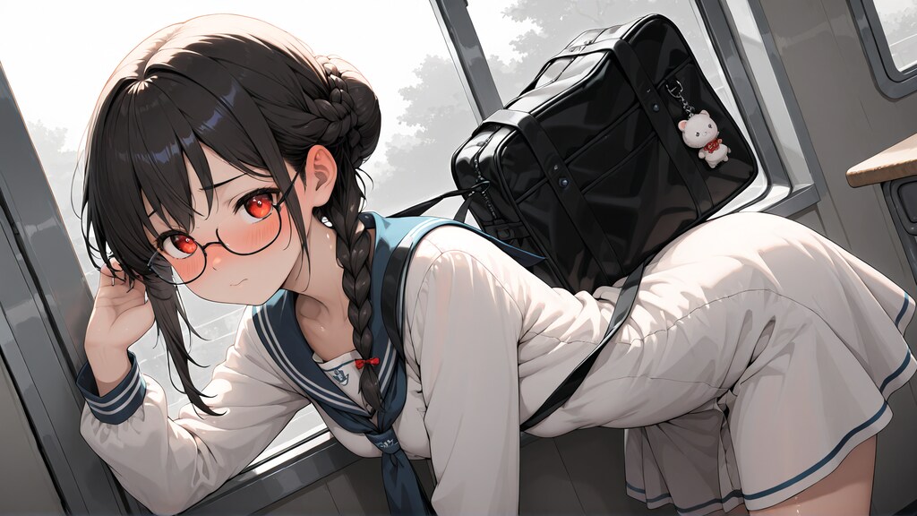 眼鏡三つ編み2nd 3