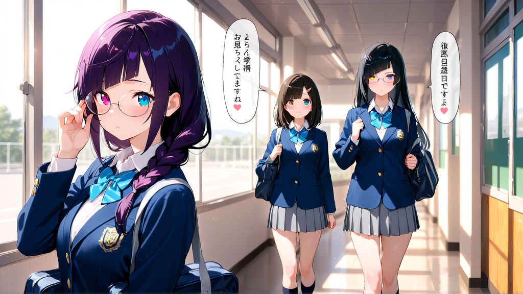 眼鏡三つ編み2nd 3