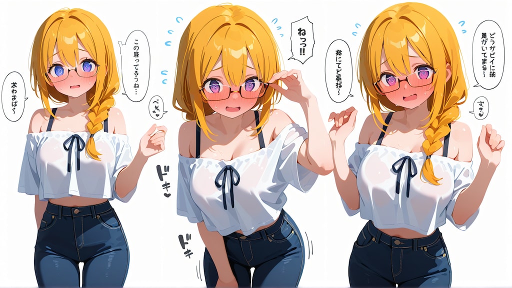 眼鏡三つ編み2nd 3