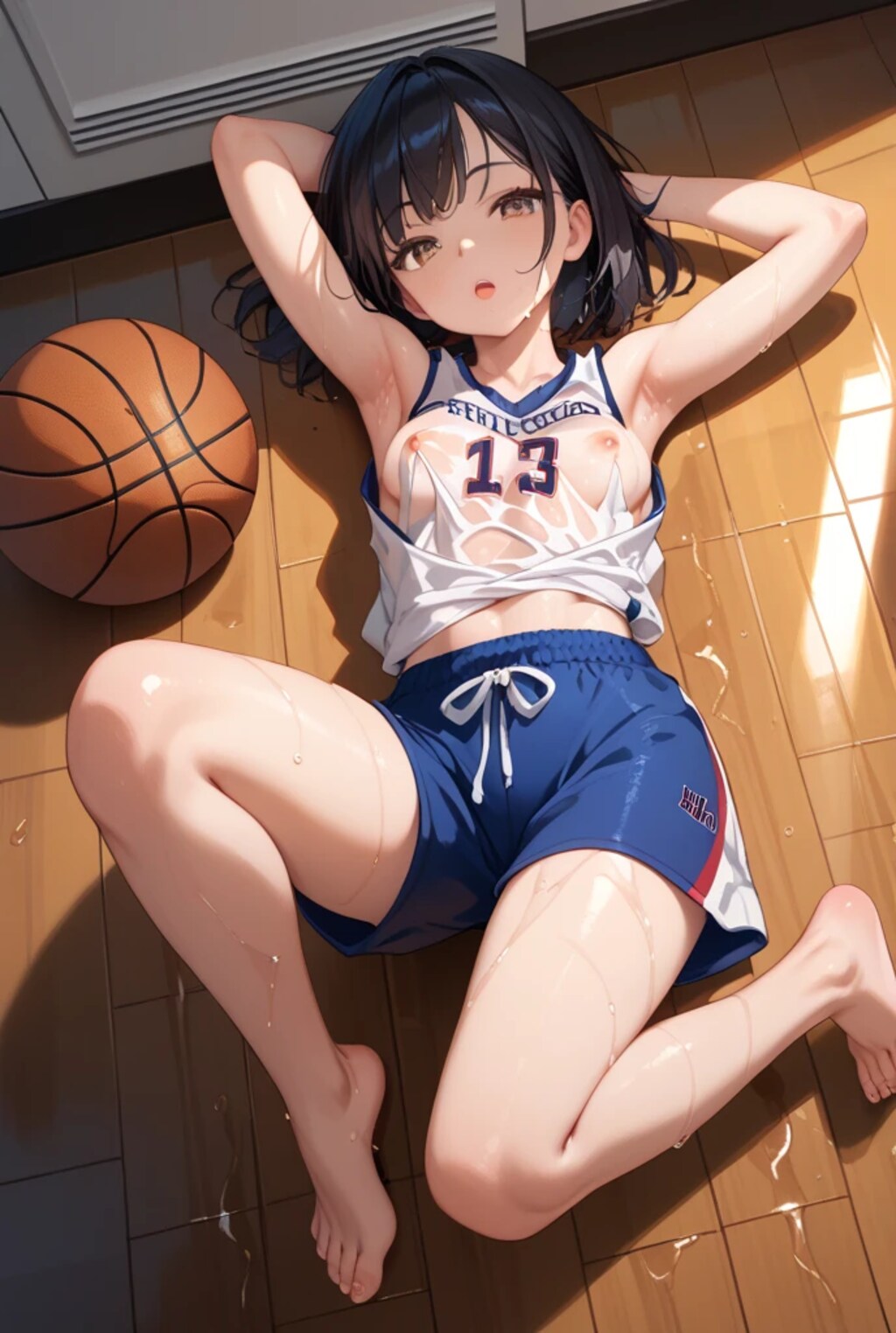 透け透けバスケちゃん