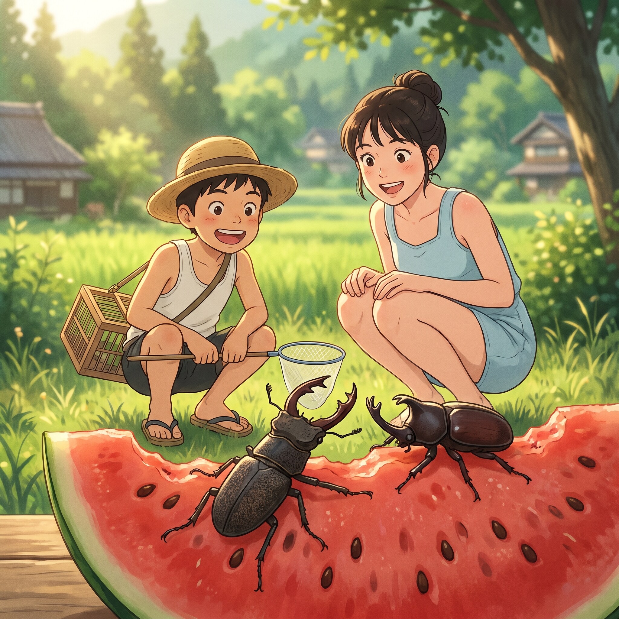 カブトムシとクワガタムシ | の人気AIイラスト・グラビア