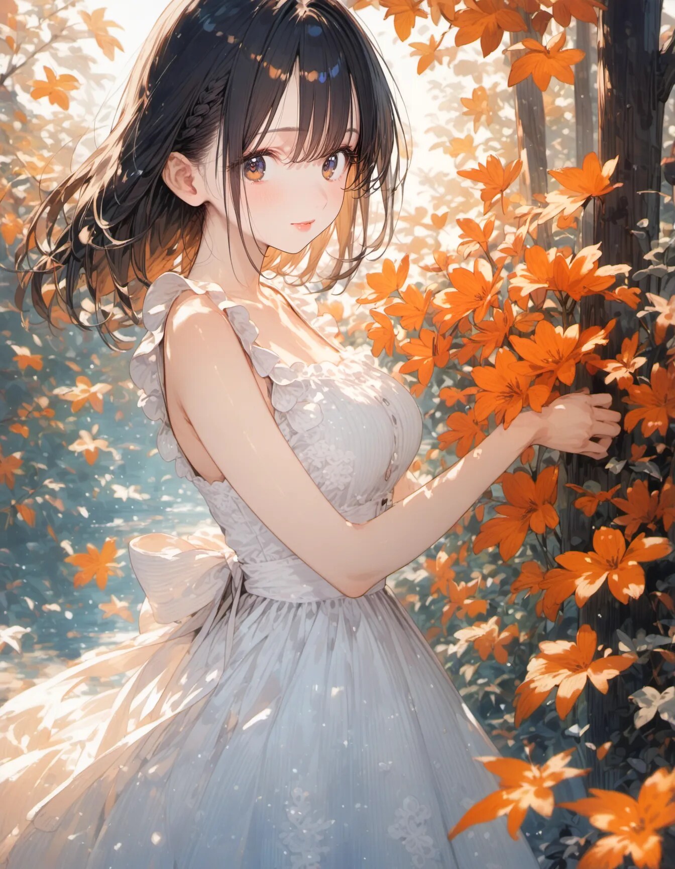 Gathering the Autumn Blossoms