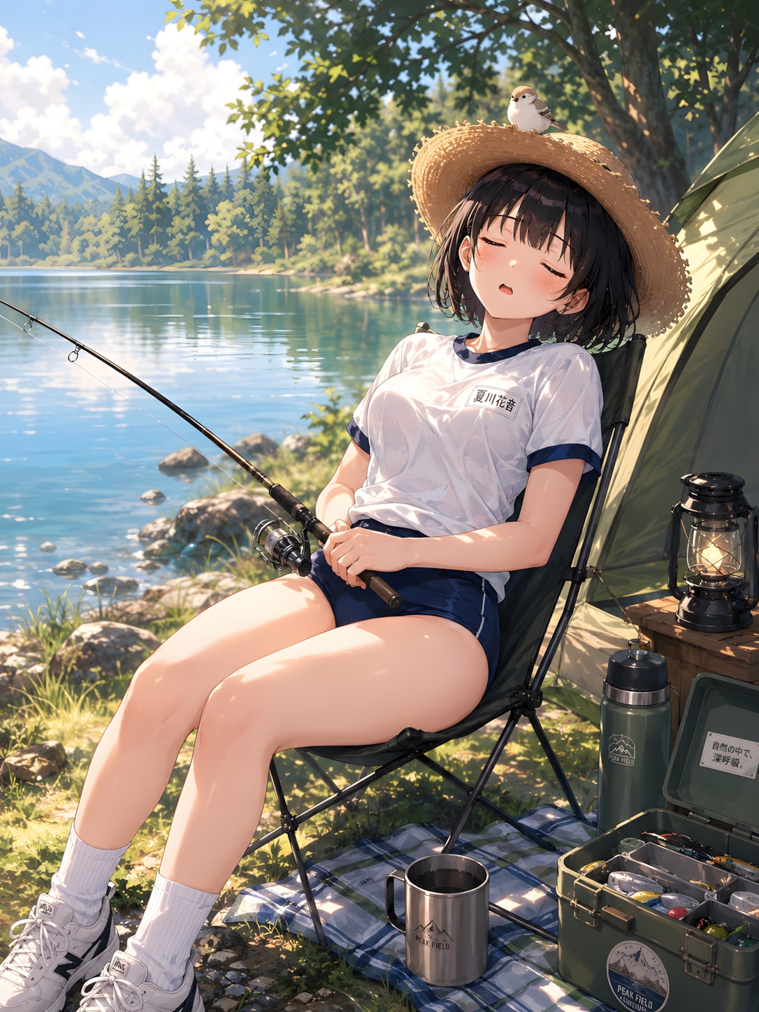 まったりフィッシング  ~ 黒髪ボブのブルマ娘１３９ ~