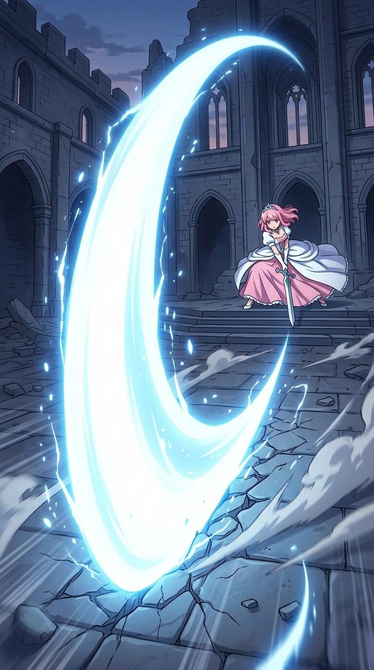 斬撃波を習得した姫様