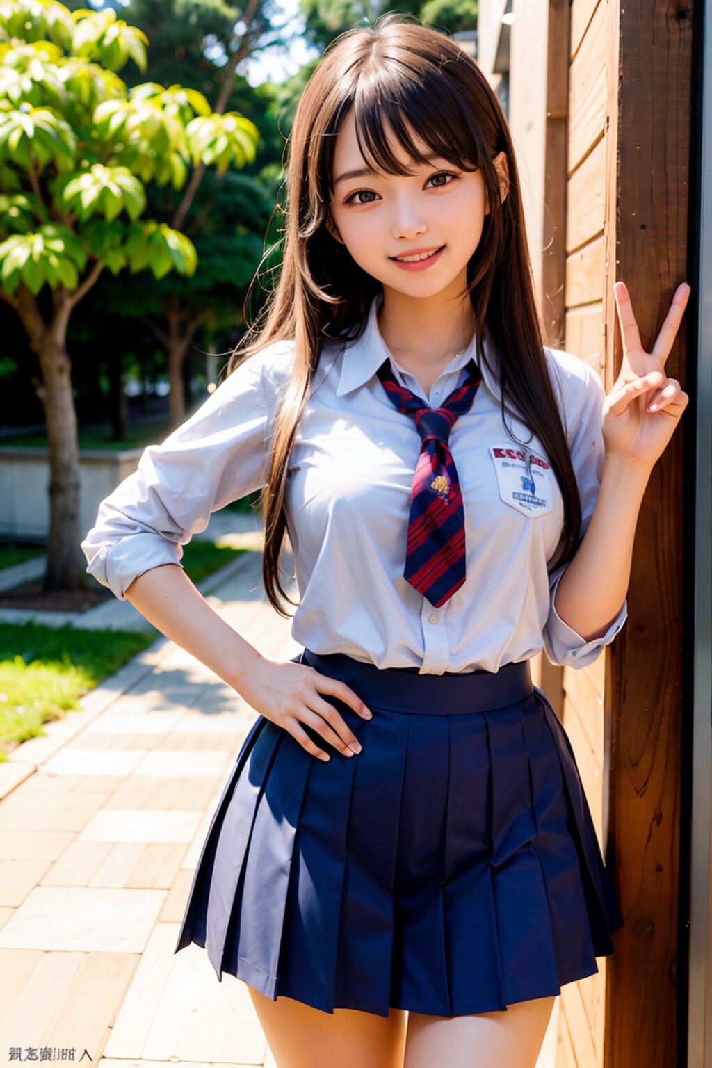 喜ぶ女子高生