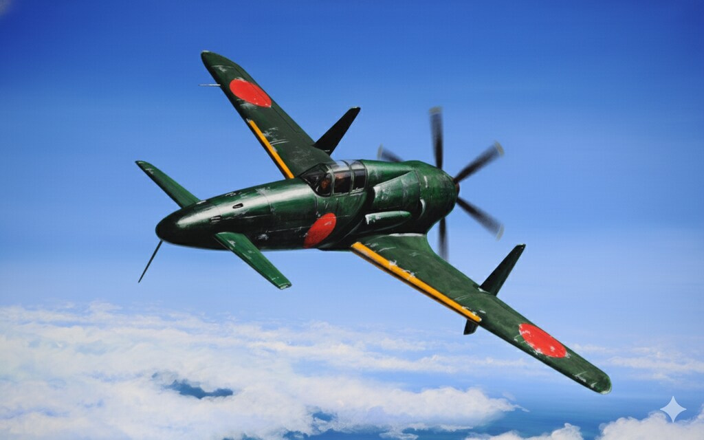 【お試し生成】旧日本海軍　局地戦闘機「震電」