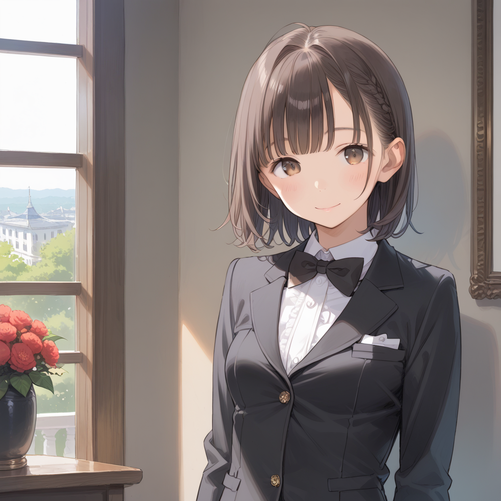 執事？のメイドさんと璃乃ちゃん