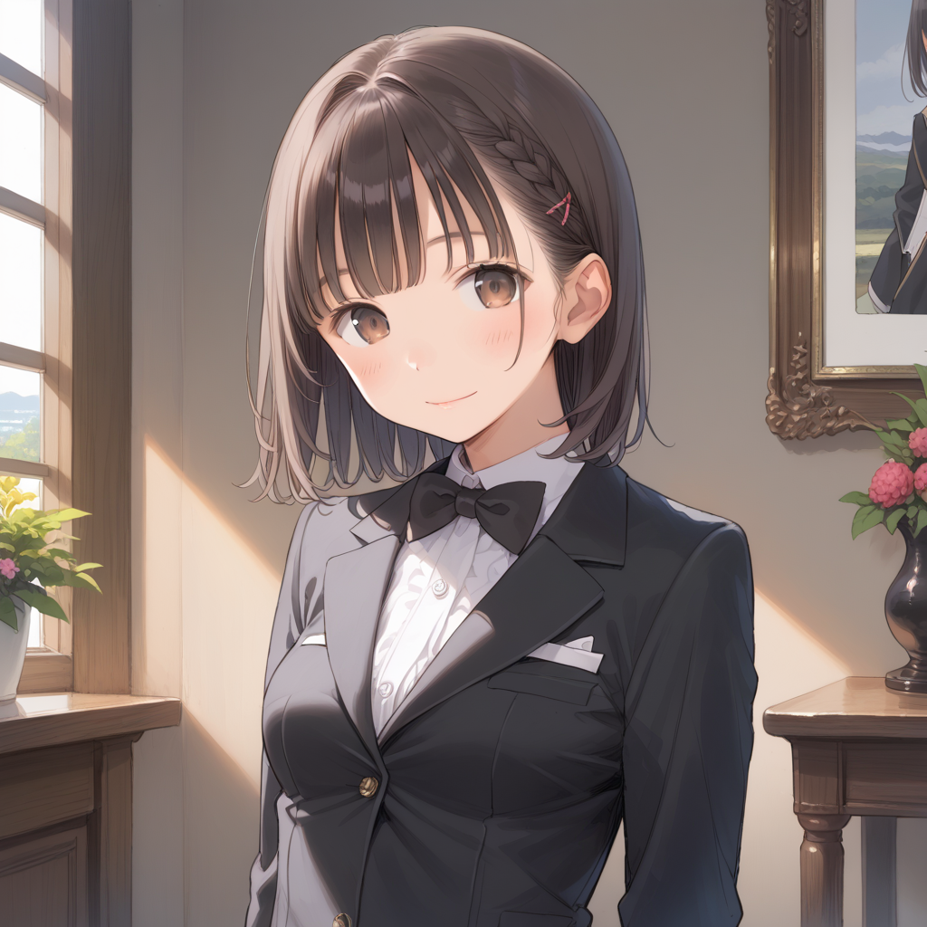 執事？のメイドさんと璃乃ちゃん