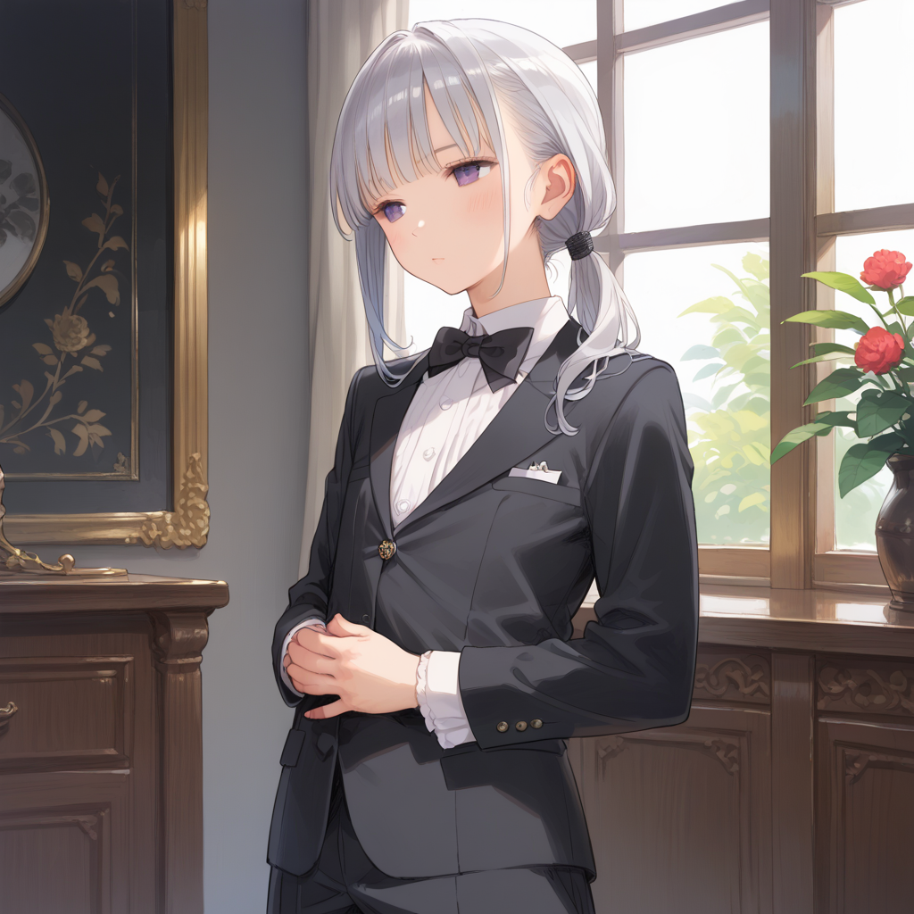 執事？のメイドさんと璃乃ちゃん