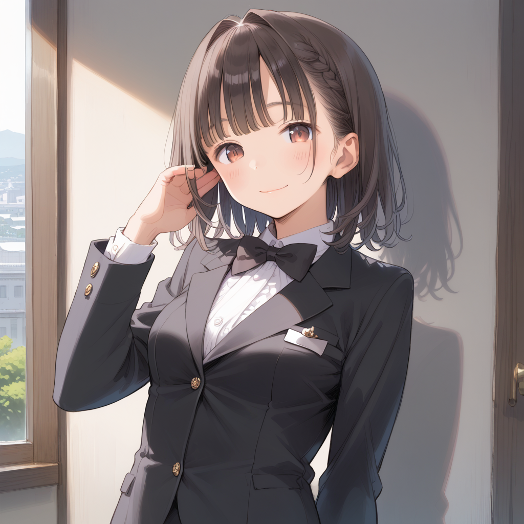 執事？のメイドさんと璃乃ちゃん