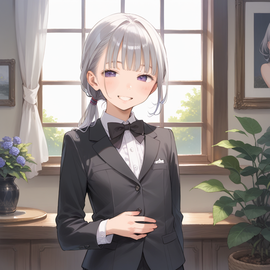 執事？のメイドさんと璃乃ちゃん