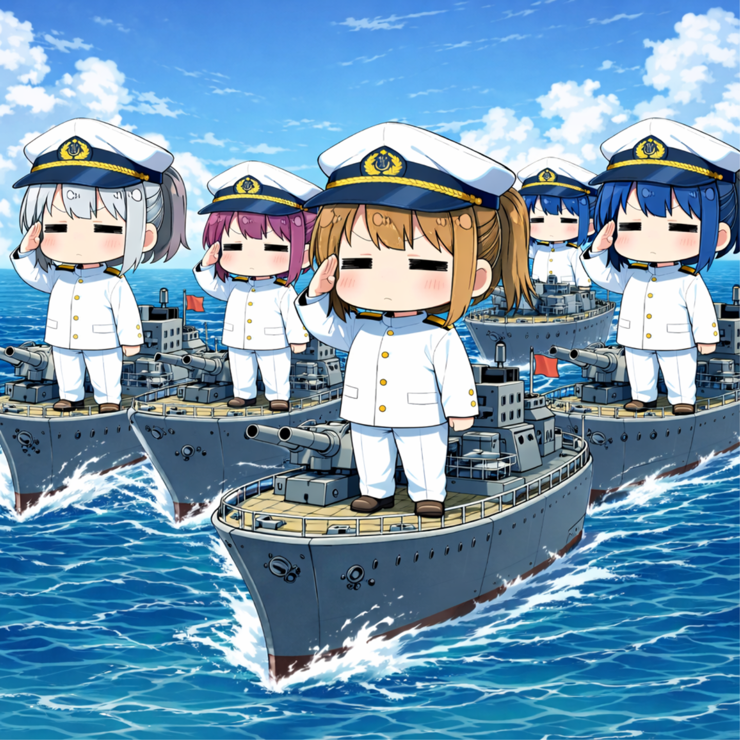 ちび艦隊 | の人気AIイラスト・グラビア