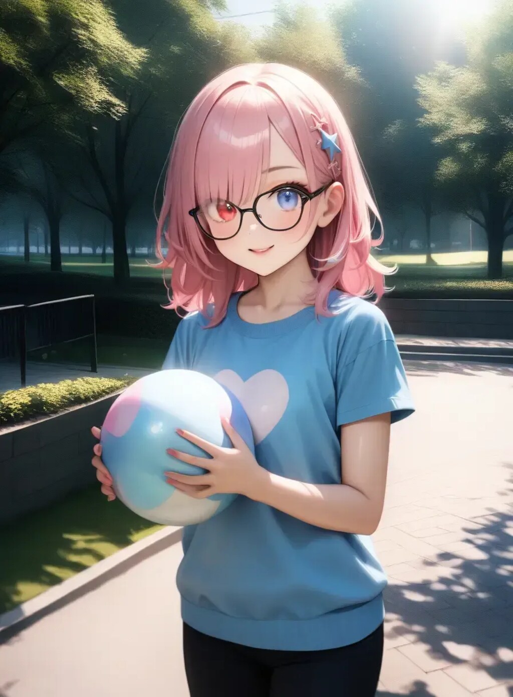 隠れ目オッドアイ