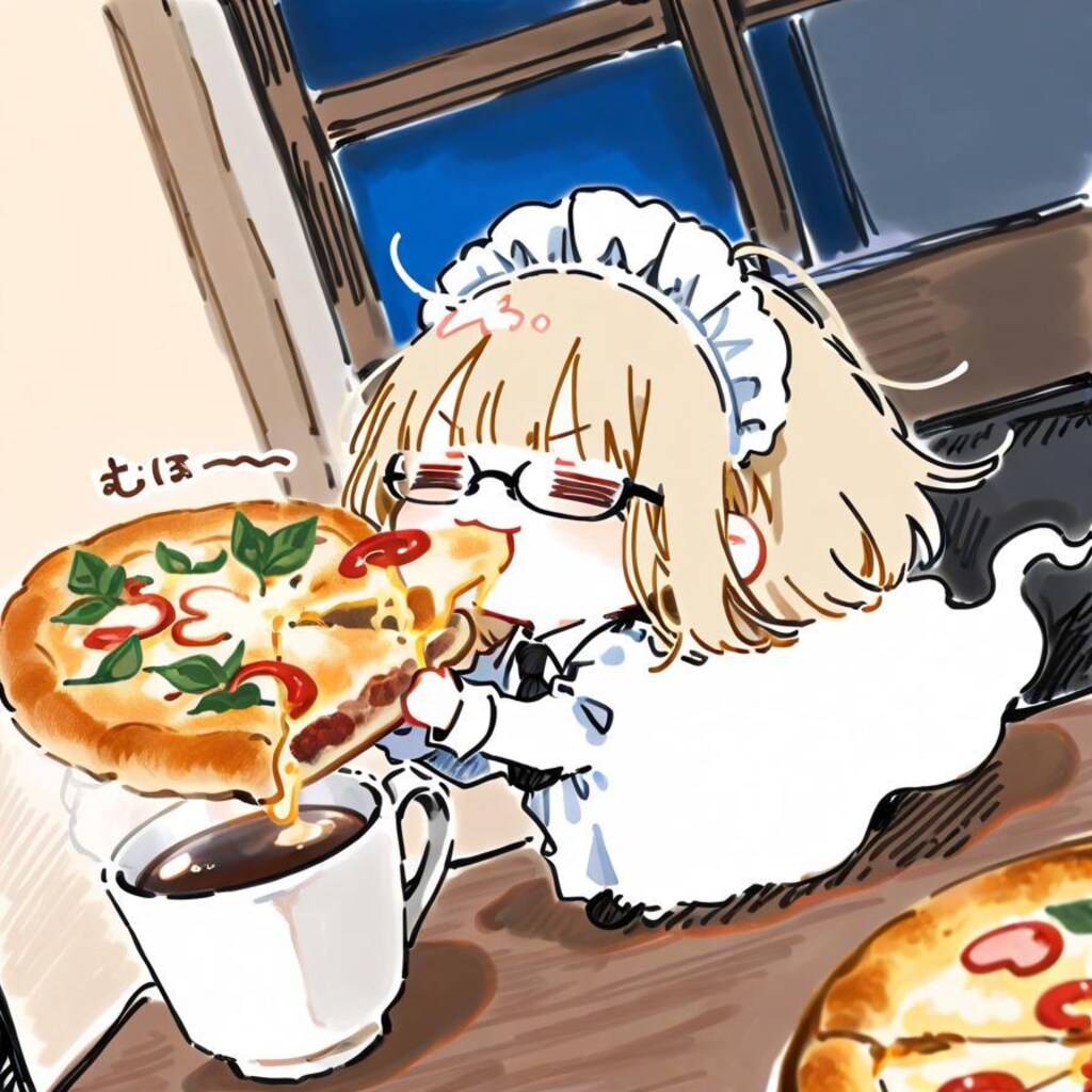( □ω□)☕🍕👻✨✨