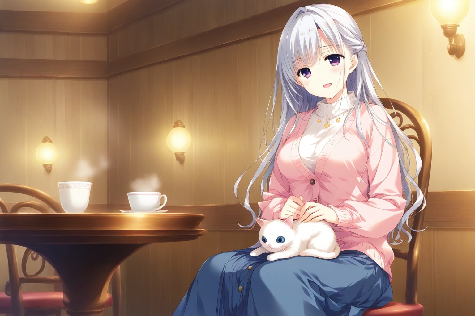 猫カフェ出来た | の人気AIイラスト・グラビア