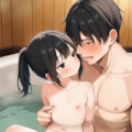 【再掲載】J〇と親子のふりして男湯で手コキ_260704 5枚目