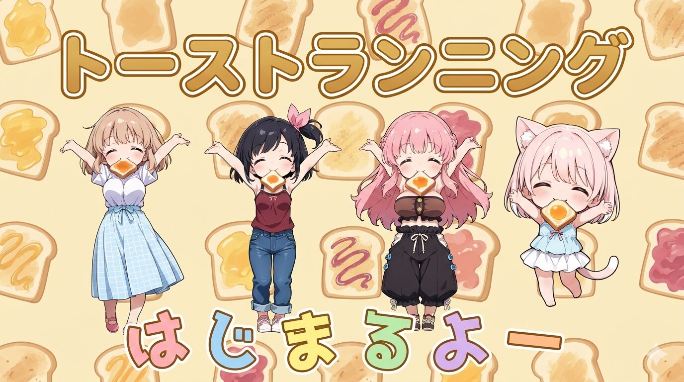 トーストランニング！はじまるよー