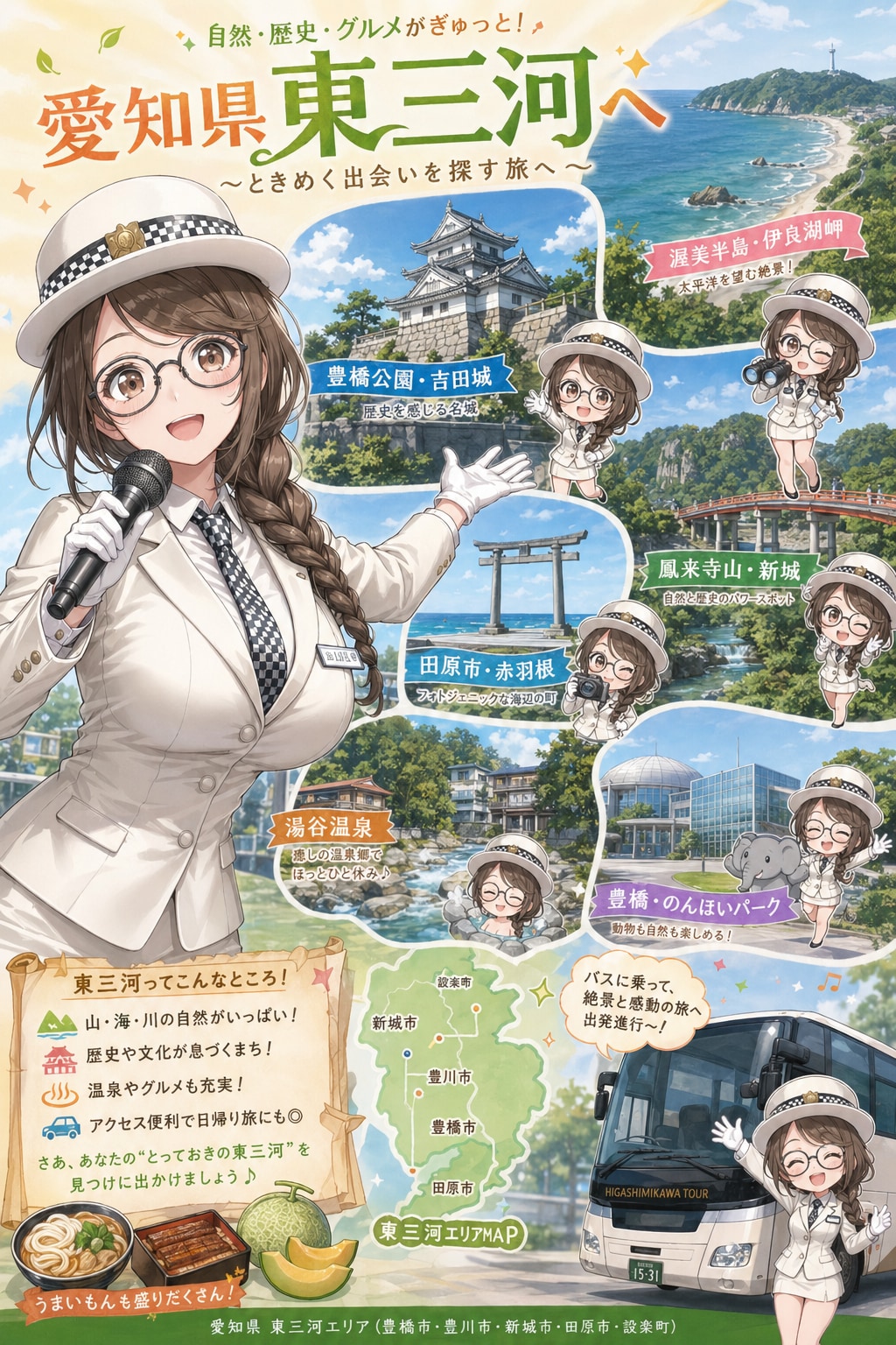 りえさんの東三河案内は何かがちょっとずつおかしい