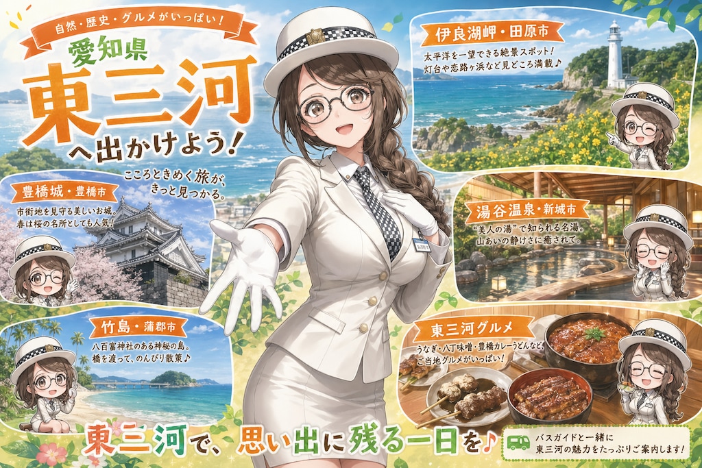 りえさんの東三河案内は何かがちょっとずつおかしい