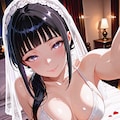 りおちゃんとウェディングビキニガーター 4枚目