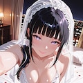 りおちゃんとウェディングビキニガーター 5枚目
