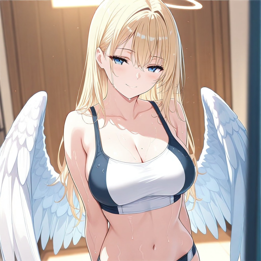 ビキニのギャル天使さん