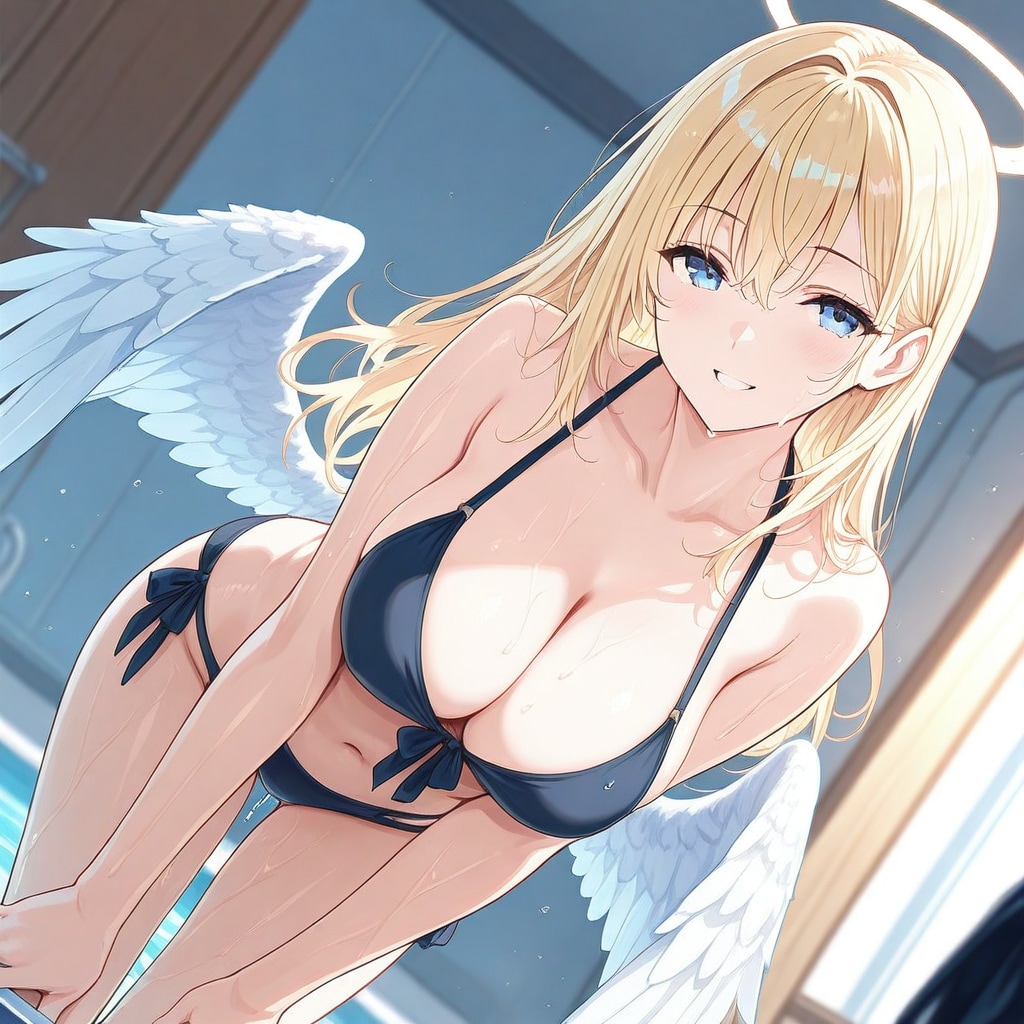 ビキニのギャル天使さん