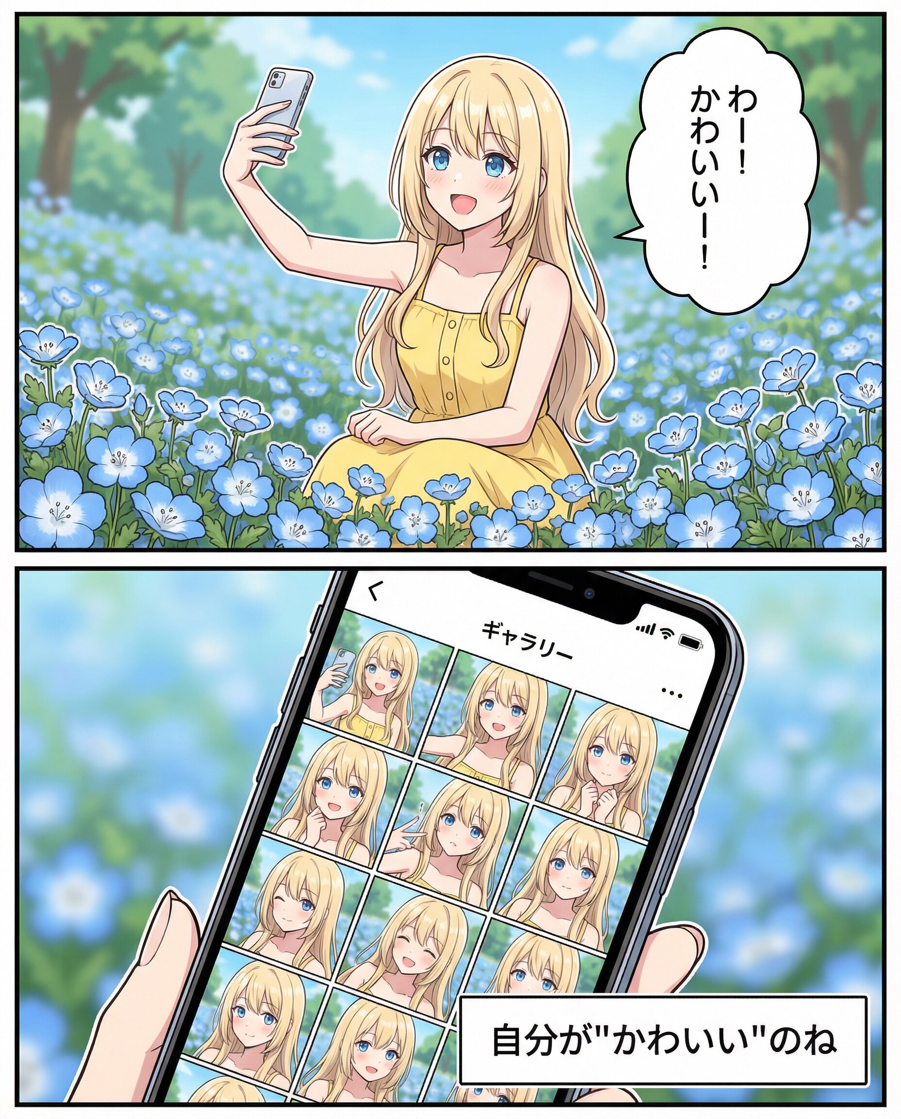 ネモフィラの季節
