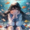 海中少女 4枚目