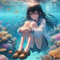 海中少女 5枚目