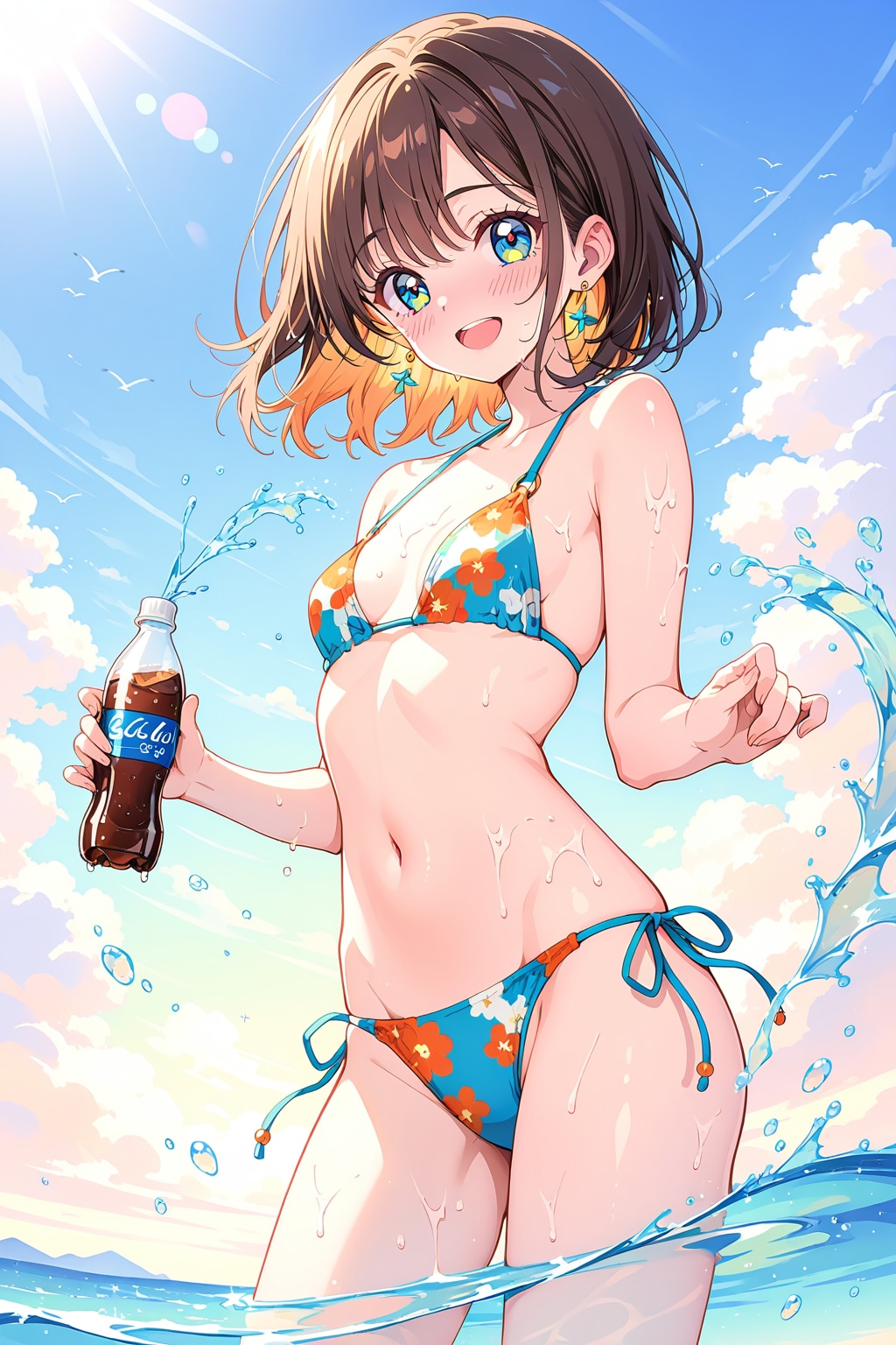 弾ける泡、夏の誘惑。