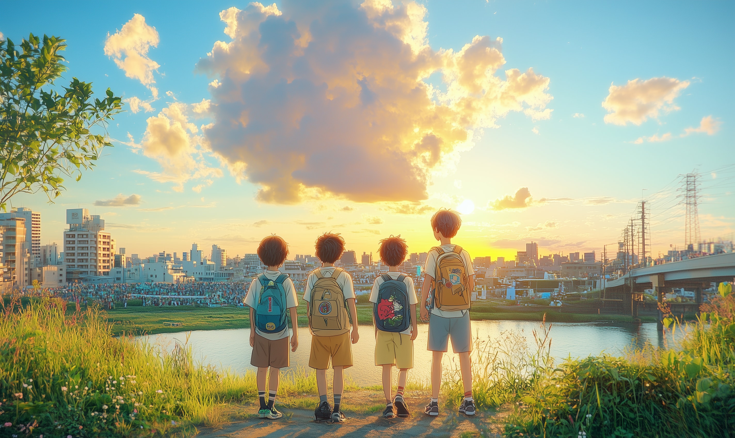 夕陽が僕らを包むころ | の人気AIイラスト・グラビア