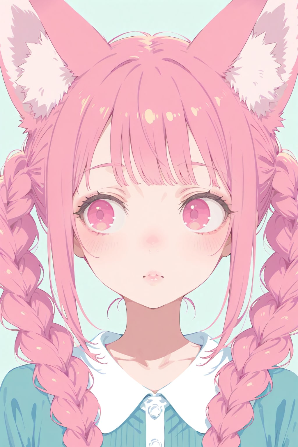 ツイン編み込み