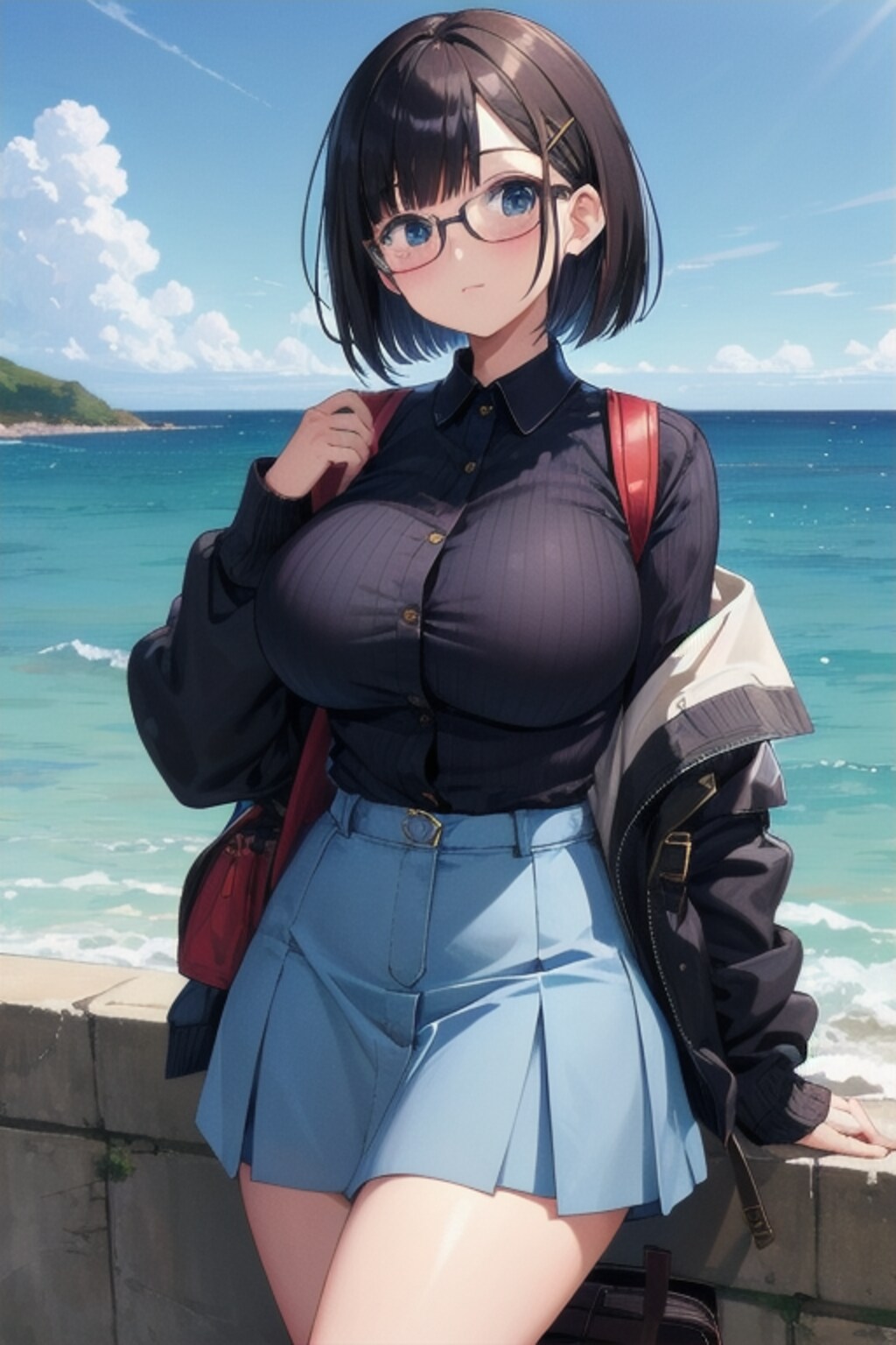 お出かけ眼鏡ちゃん