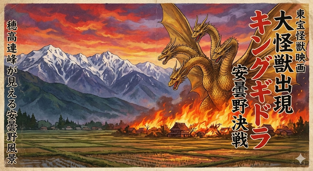 キングギドラ安曇野決戦