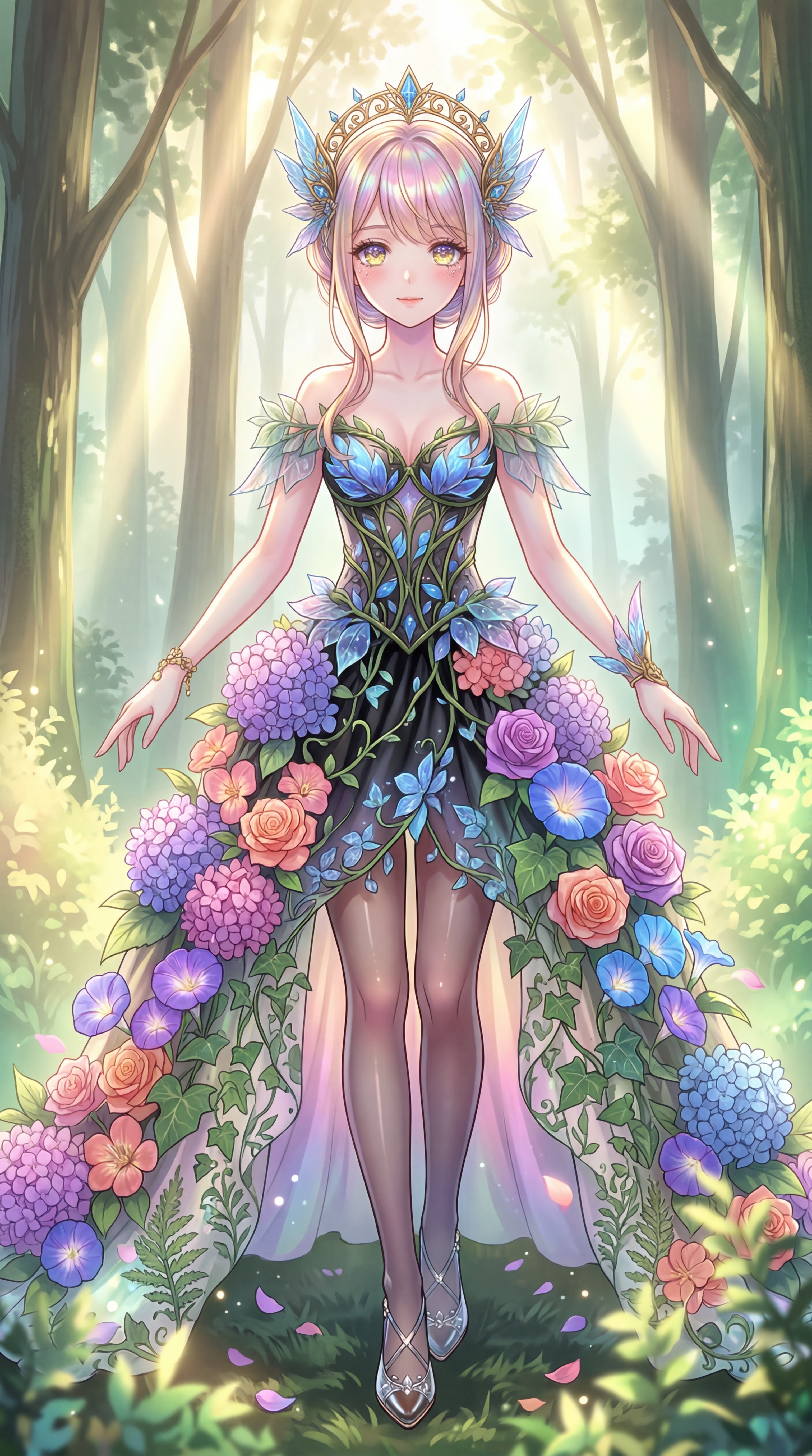 森花の精霊の王冠 | の人気AIイラスト・グラビア