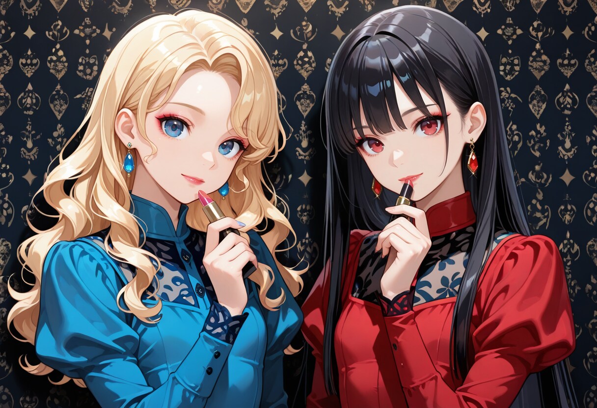 ちちぷいちゃんとししょちゃんのメイク