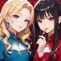 ちちぷいちゃんとししょちゃんのメイク 2枚目