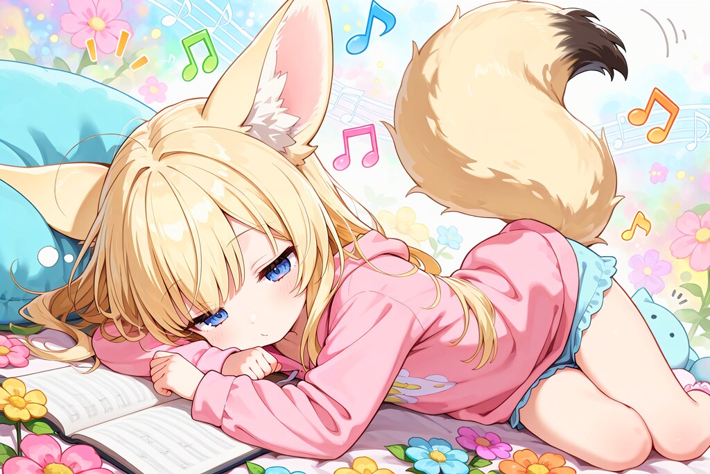 カラフルフェネックちゃん