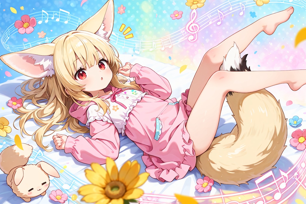 カラフルフェネックちゃん