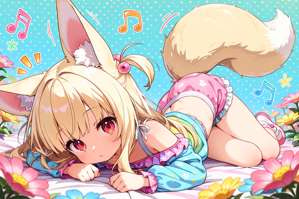 カラフルフェネックちゃん