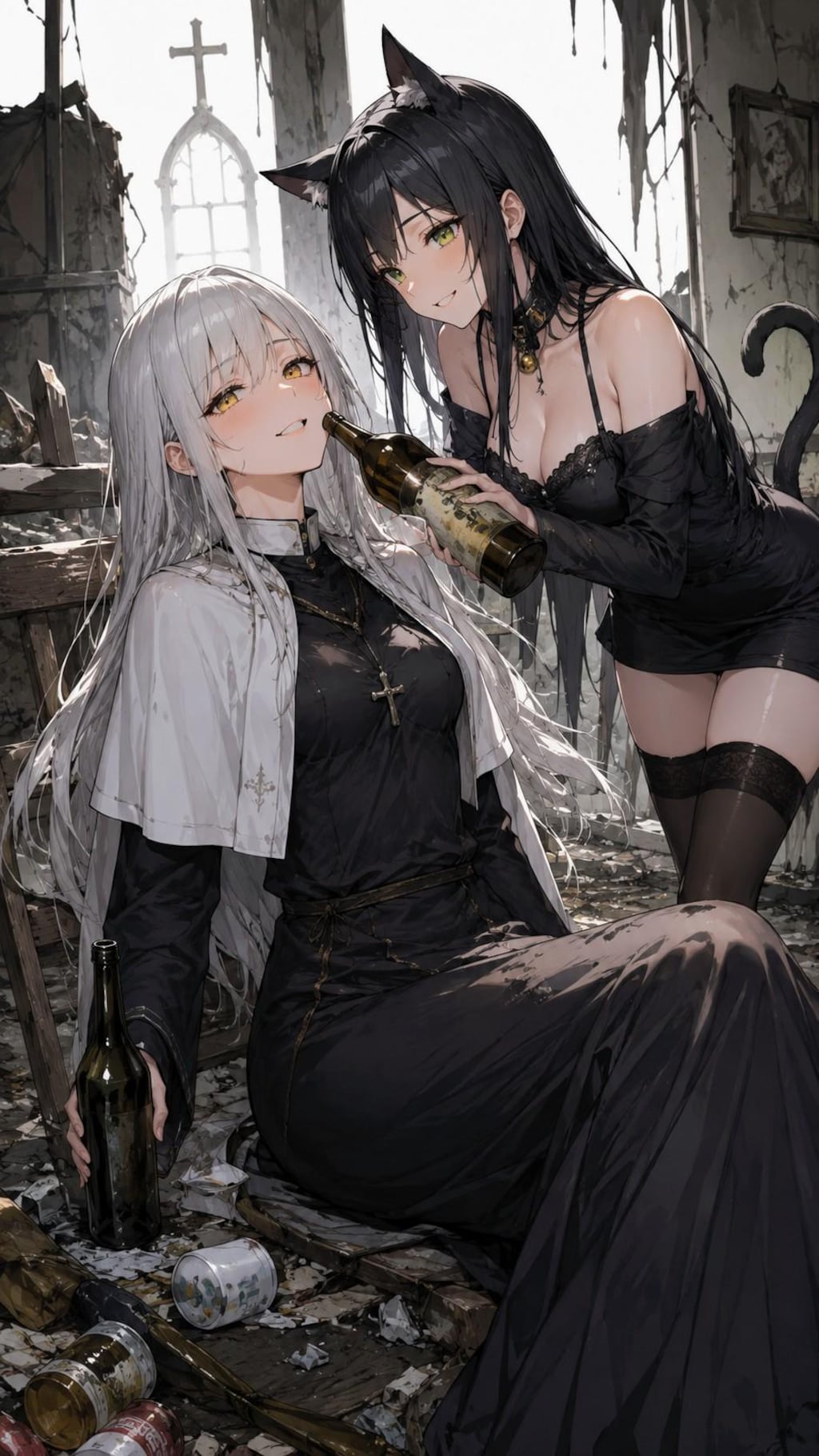 神は見ていない、飲め、騒げ、生きろ✝️