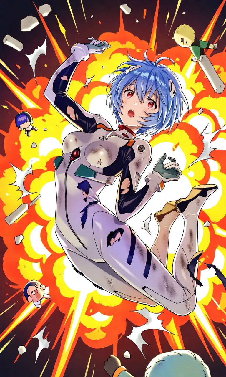 綾波レイ爆発